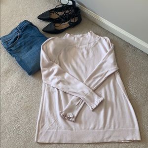 Loft Sweater with cute ruffle sleeve detail